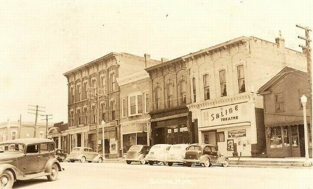 Saline Theatre - 1940S From Paul Petosky (newer photo)